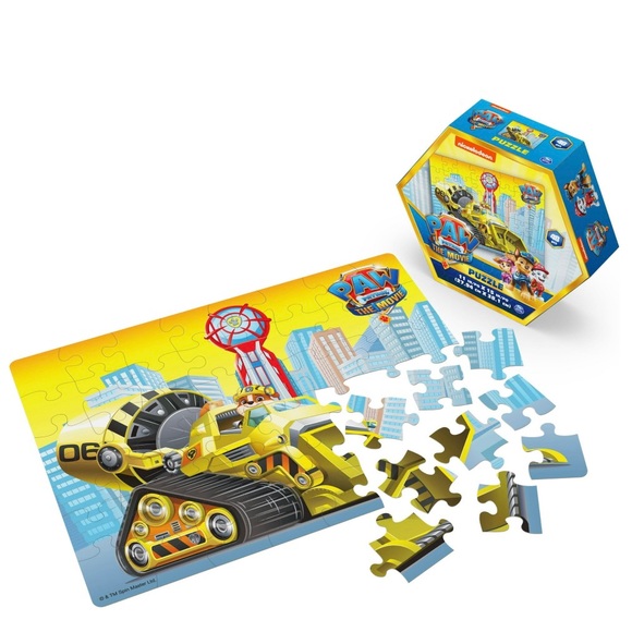 PAW Patrol The Movie Rubble 48-Piece Puzzle-NIB - Picture 8 of 8